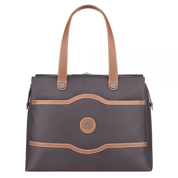 Delsey Chatelet Air Soft Lady Shopping Bag 15.6&apos;&apos; Chocolate