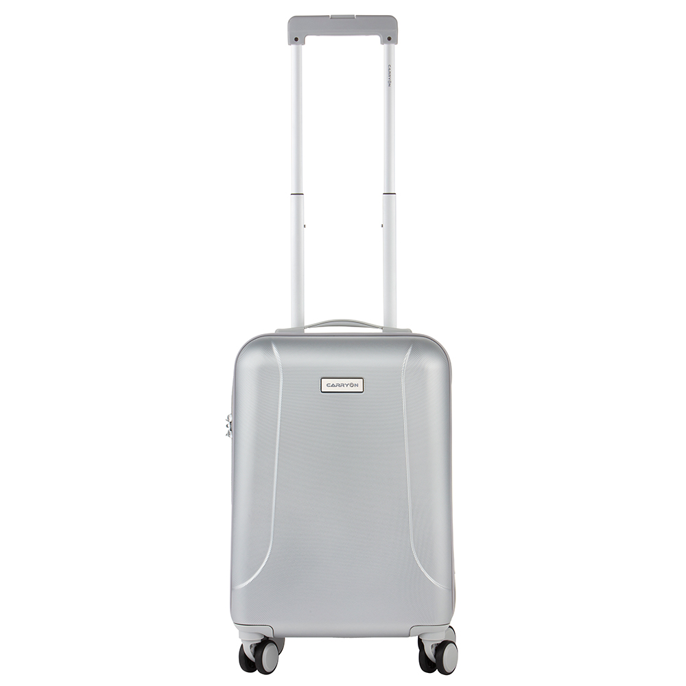 CarryOn Skyhopper Handbagage Koffer 55 Zilver/Grijs CarryOn Skyhopper Handbagage Koffer 55 Zilver/Grijs