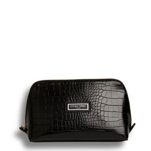 Otis Batterbee The Beauty Makeup Bag L Black Croc