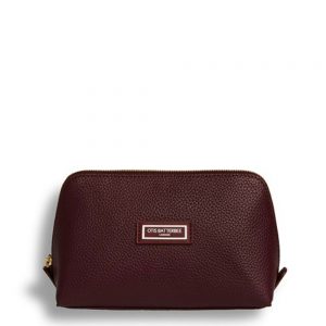 Otis Batterbee The Beauty Makeup Bag L Burgundy