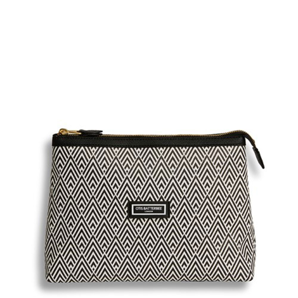 Otis Batterbee The Essential Wash Bag Black Deco Otis Batterbee The Essential Wash Bag Black Deco