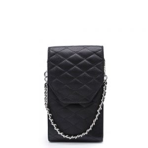 MOSZ Phonebag Schoudertas Quilted Black