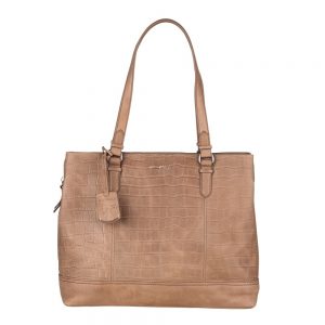 Burkely Croco Caia Handbag M 13.3" Taupe