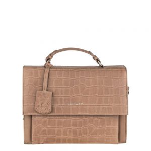 Burkely Croco Caia Citybag Schoudertas Taupe