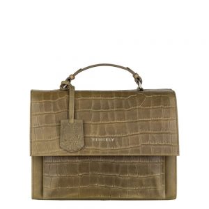 Burkely Croco Caia Citybag Schoudertas Green