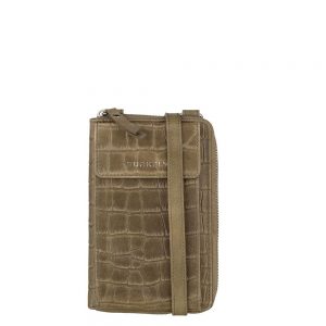 Burkely Croco Caia Phonebag Green