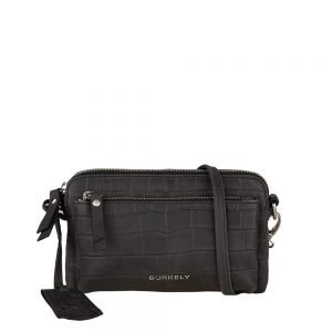 Burkely Croco Caia Minibag Schoudertas Black