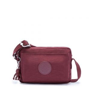 Kipling Abanu Mini Crossbody Intense Maroon