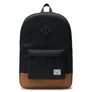 Herschel Heritage Rugzak Black/Saddle Brown
