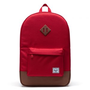 Herschel Heritage Rugzak Red/Saddle Brown