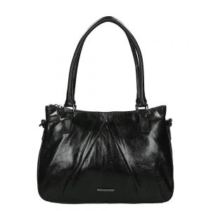 Claudio Ferrici Pelle Vecchia Dames Schoudertas Black