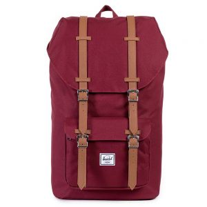 Herschel Little America Rugzak Windsor Wine/Tan PU