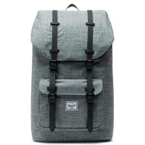 Herschel Little America Rugzak Raven Crosshatch Black