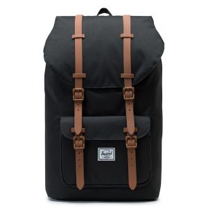 Herschel Little America Rugzak Black/Saddle Brown