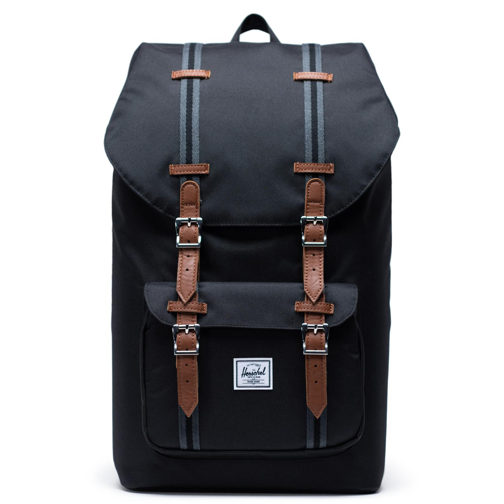 Herschel Little America Rugzak Black Black Tan Herschel Little America Rugzak Black Black Tan
