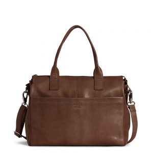 Still Nordic Anouk Brief 13" Schoudertas Brown
