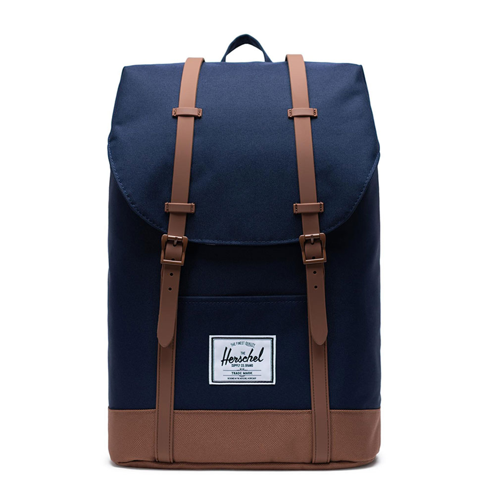 Herschel Retreat Rugzak Peacoat/Saddle Brown Herschel Retreat Rugzak Peacoat/Saddle Brown