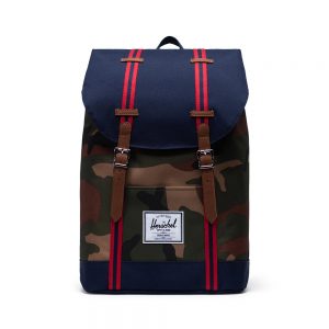 Herschel Retreat Rugzak Woodland Camo/Peacoat Tan