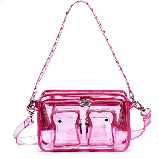 Veganbags Núnoo Ellie Transparent Light Pink Veganbags Núnoo Ellie Transparent Light Pink