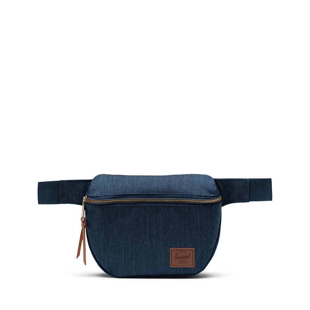Herschel Fifteen Heuptas Indigo Denim Crosshatch Herschel Fifteen Heuptas Indigo Denim Crosshatch