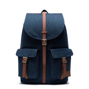 Herschel Dawson Rugzak Indigo Denim Crosshatch