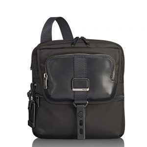 Tumi Alpha Bravo Arnold Zip Flap Bag Black