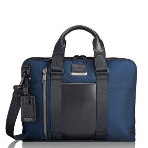 Tumi Alpha Bravo Aviano Slim Brief Navy