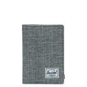 Herschel Raynor Passport Holder RFID Raven Crosshatch