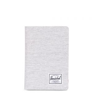 Herschel Raynor Passport Holder RFID Light Grey Crosshatch