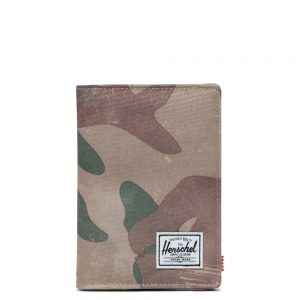 Herschel Raynor Passport Holder RFID Brushstroke Camo