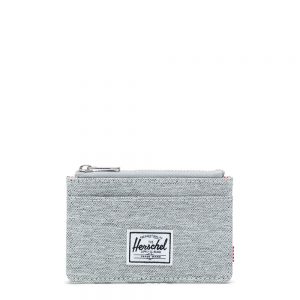 Herschel Oscar Portemonnee RFID Light Grey Crosshatch