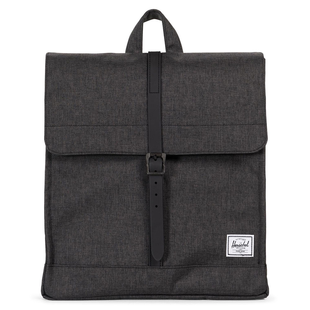 Herschel City Rugzak Mid-Volume Black Crosshatch / Black Herschel City Rugzak Mid-Volume Black Crosshatch / Black