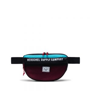 Herschel Nineteen Athletics Heuptas Black Tile Blue Raspberry Sorbet