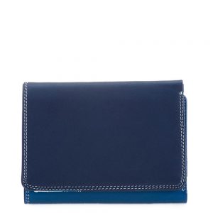 Mywalit Medium Tri-Fold Wallet Portemonnee Denim