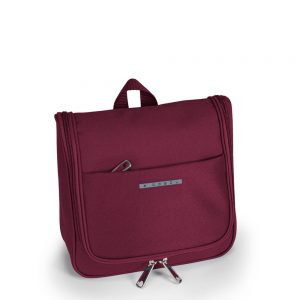 Gabol Zambia Cosmetic Toiletry Bag Burgundy