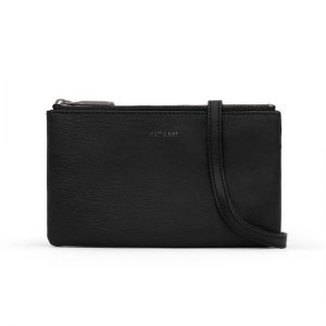 Veganbags Matt and Nat Purity Triplet Crossbody Bag Black