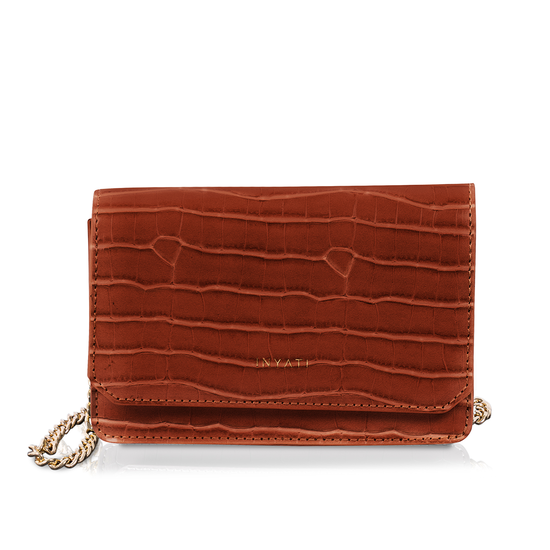 Veganbags Inyati Lottie Crossbody Brandy Brown Veganbags Inyati Lottie Crossbody Brandy Brown