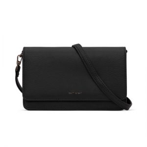 Veganbags Matt and Nat Bee Crossbody Bag Black