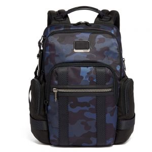 Tumi Alpha Bravo Nathan Backpack Navy Camouflage