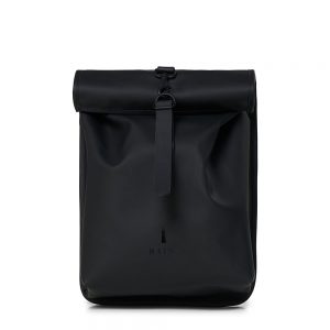 Rains Original Roll Top Mini Backpack Black
