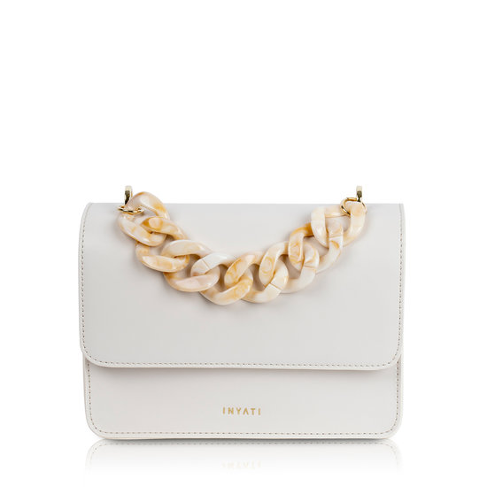 Veganbags Inyati Amber Crossbody Coconut Milk Veganbags Inyati Amber Crossbody Coconut Milk