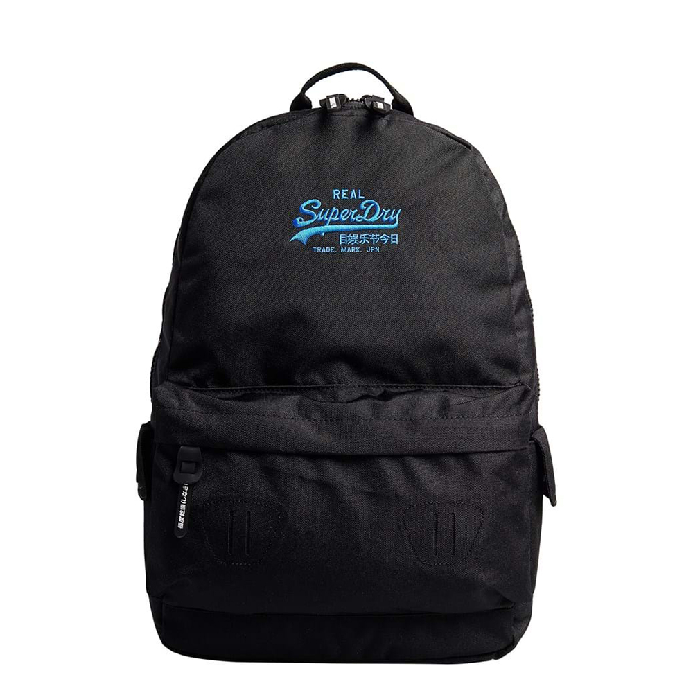 Superdry Montana Vintage Logo Backpack All Black Superdry Montana Vintage Logo Backpack All Black