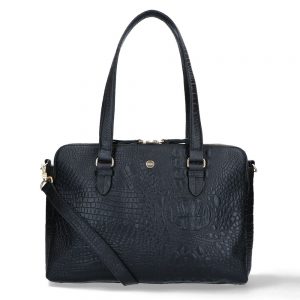 FMME Charlotte Laptoptas 15.6" Croco Black