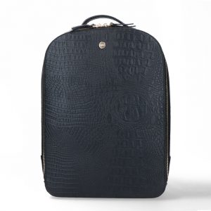 FMME Claire Laptop Rugtas 15.6" Croco Black