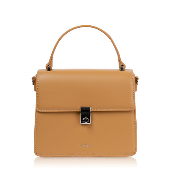Veganbags Inyati Elody Top Handle Bag Camel Veganbags Inyati Elody Top Handle Bag Camel