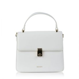 Veganbags Inyati Elody Top Handle Bag White