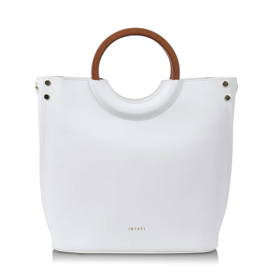 Veganbags Inyati Viviana Tote White Veganbags Inyati Viviana Tote White
