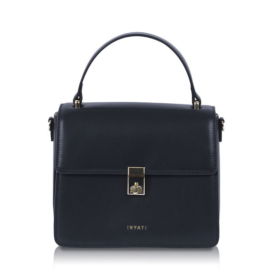 Veganbags Inyati Elody Top Handle Bag Black Veganbags Inyati Elody Top Handle Bag Black