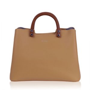 Veganbags Inyati Inita Top Handle Bag Camel