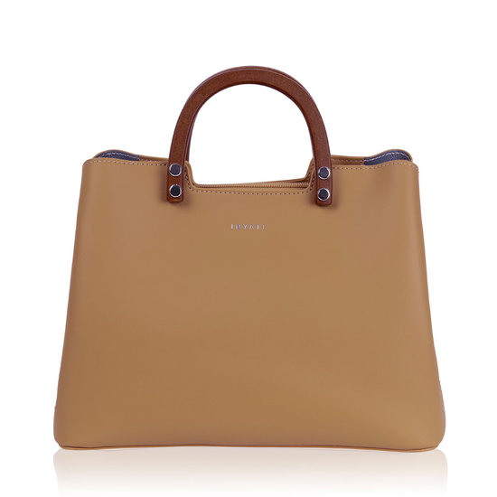 Veganbags Inyati Inita Top Handle Bag Camel Veganbags Inyati Inita Top Handle Bag Camel